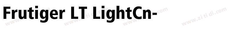 Frutiger LT LightCn字体转换
